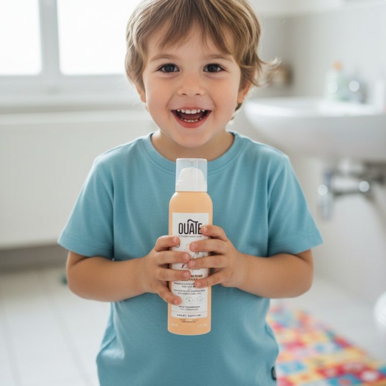 Hydratant crépitant Ouate présenté dans un flacon métallique recyclable