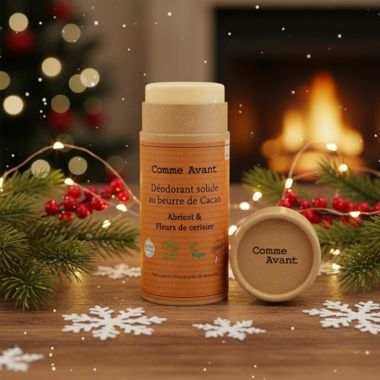 Déodorant solide Comme Avant présenté dans un tube en carton recyclable
