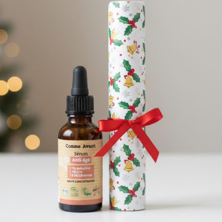 flacon en verre avec pipette