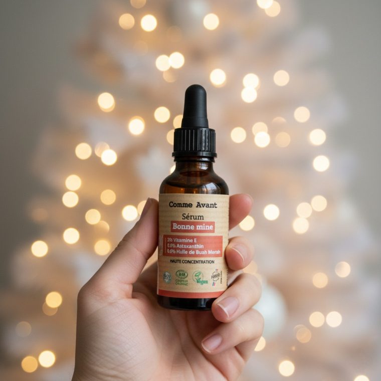 flacon en verre avec pipette