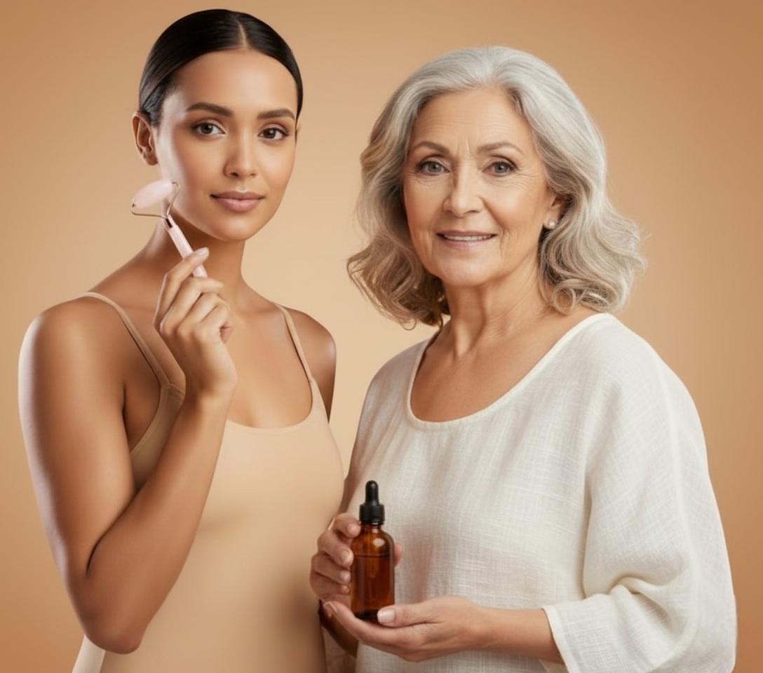 une dame agée avec une dame plus jeune