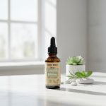 flacon en verre avec pipette