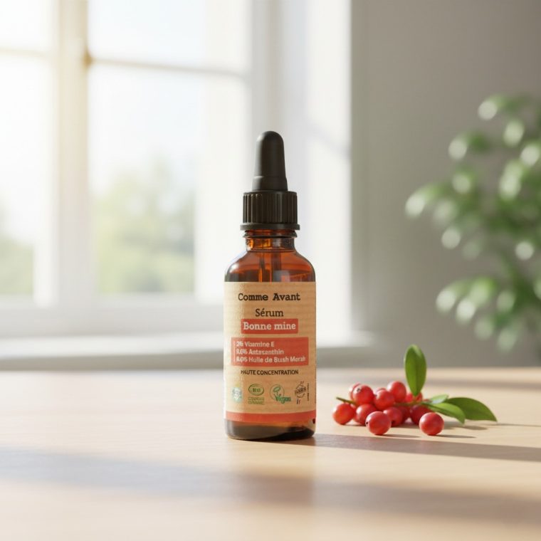 flacon en verre avec pipette