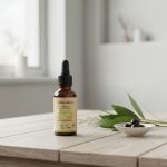 flacon en verre avec pipette