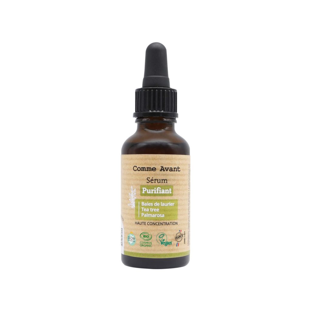 Flacon en verre avec pipette